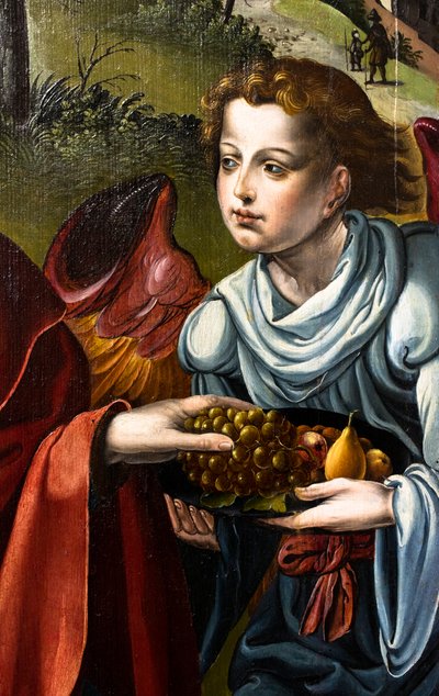 Triptyk av den heliga familjen av Pieter Coecke van Aelst