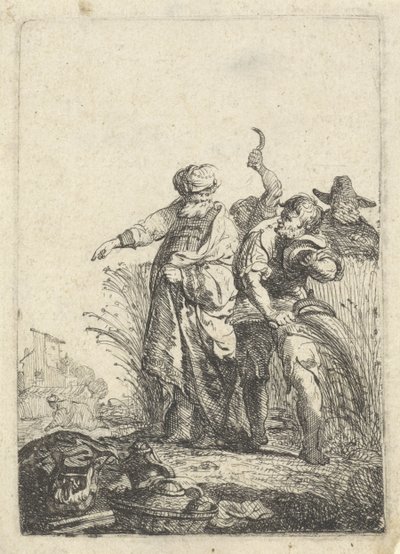 Rut plockar på Boas .s åker av Pieter Cornelisz. Verbeeck (possibly)