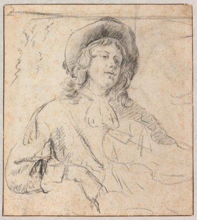 Violinspelare av Pieter Cornelisz. van Slingeland