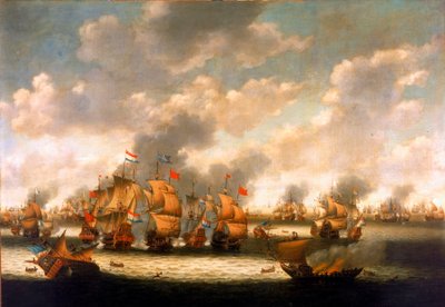 De fyra dagarnas strid av Pieter Cornelisz van Soest