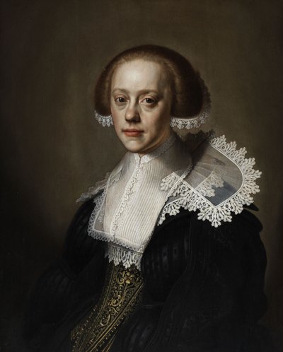 Porträtt av en dam av Pieter Dubordieu