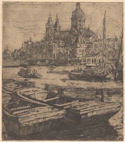 Sankt Nikolaus basilika i Amsterdam av Pieter Dupont