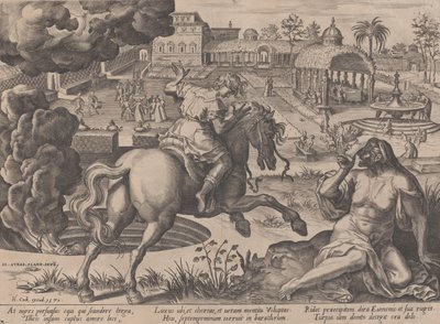 The Enticement of Luxury, från The Course of Human Life, 1570. av Pieter Furnius