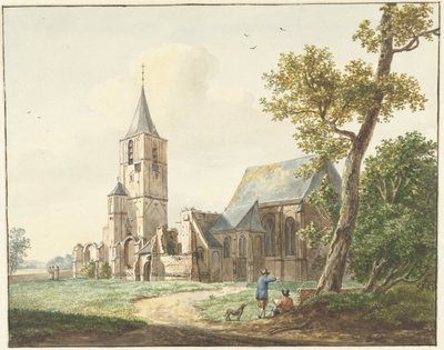 Kyrkan i Warmond av Pieter Gerardus van Os