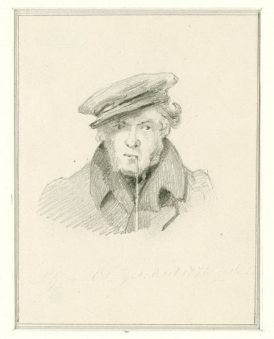 Självporträtt av Pieter Gerardus van Os av Pieter Gerardus van Os