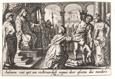 Salomos dom av Pieter Hendriksz. Schut