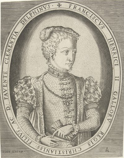 Porträtt av Frans II av Frankrike 1544-1560 av Pieter Heyden van der