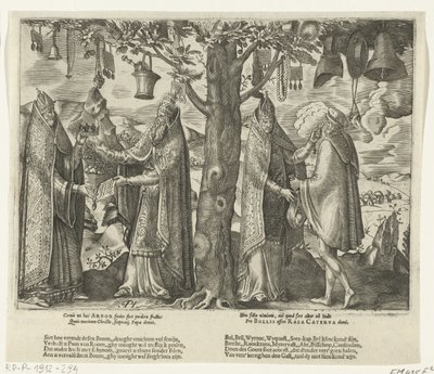 Romersk avgudadyrkans träd, ca 1570 av Pieter Huys
