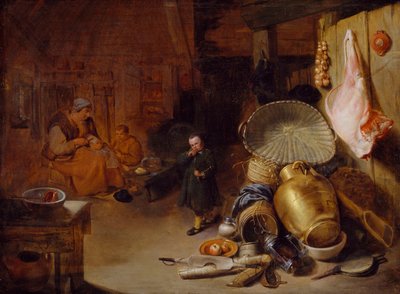 Interiör med figurer, 1643 av Pieter Jacobsz Duyfhuysen