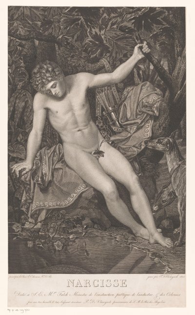 Narcissus vid vattnet Narcissus (titel på objekt) av Pieter Jan de Vlamynck