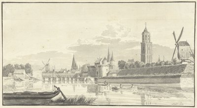 Kamperpoort i Zwolle av Pieter Jan van Liender (attributed to)