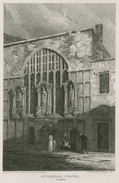 Guildhall Chapel, London av Pieter Jansz. Quast
