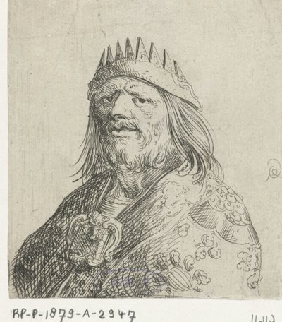 Porträttbyst av en kung av Pieter Jansz Quast