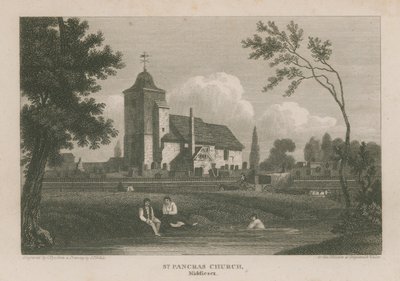 St Pancras-kyrkan av Pieter Jansz. Quast