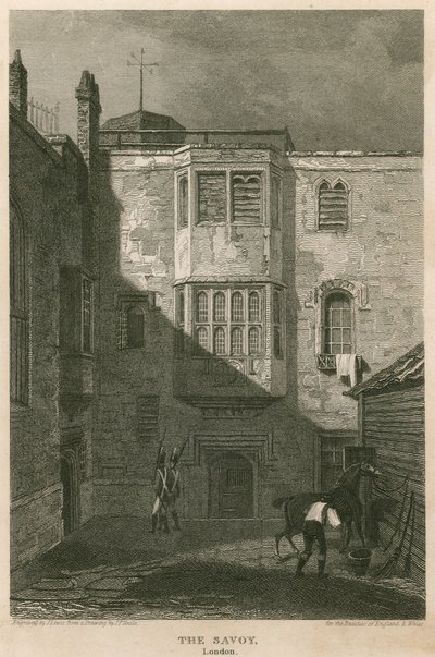 Savoy Prison, London av Pieter Jansz. Quast