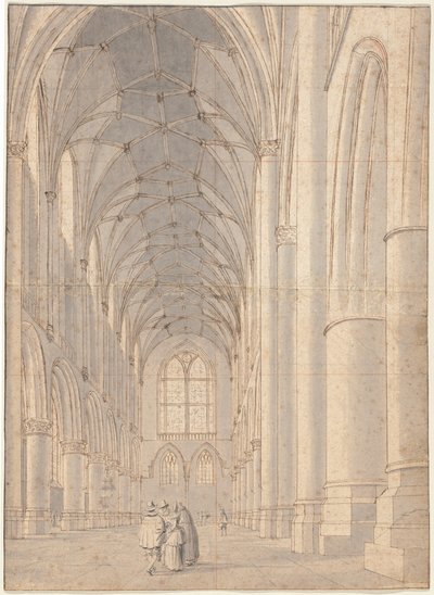 Interiör av Saint Bavo