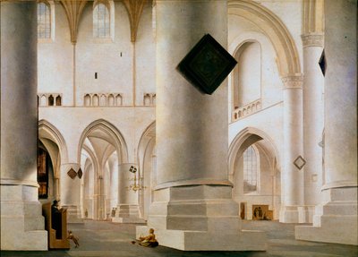 Interiör av den stora kyrkan i Haarlem Målning av Pieter Saenredam (1597-1665) (ec.holl.) 1636-1637 Sön. 59x81 cm London, nationalgalleriet av Pieter Jansz Saenredam