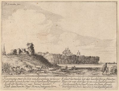 Ruinerna av Assemburg slott av Pieter Jansz Saenredam