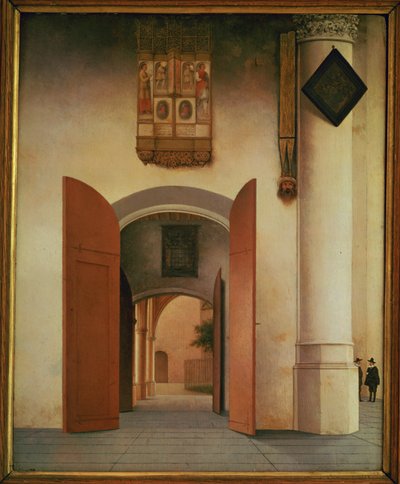 Sankt Laurentius kyrka, Alkmaar av Pieter Jansz Saenredam