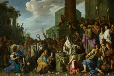 Paulus och Barnabas i Lystra av Pieter Lastman