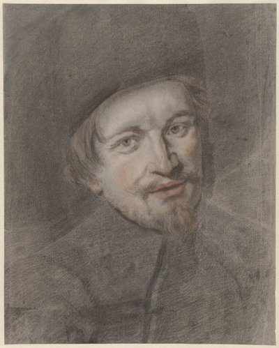 Porträtt av Isaac Abrahamsz Massa av Pieter Louw