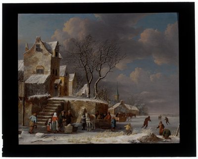 Vinterlandskap av Pieter Maes