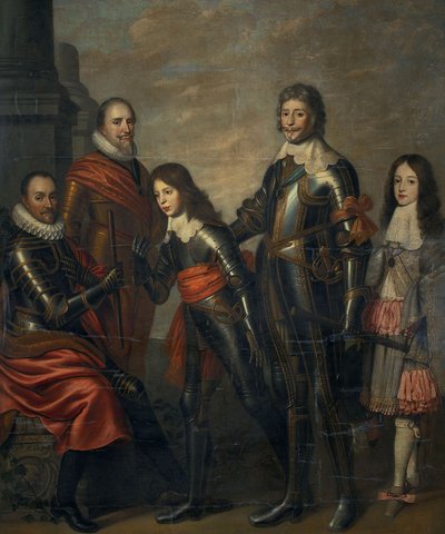 Fyra generationer av prinsarna av Oranien: William I, ca 1660-1662 (olja på duk) av Pieter Nason