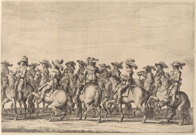 Marie de Medicis intåg i Amsterdam [skylt 3 av 6] av Pieter Nolpe