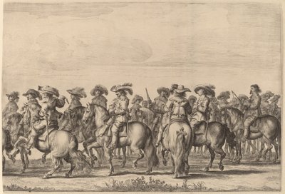 Marie de Medicis intåg i Amsterdam [skylt 4 av 6] av Pieter Nolpe