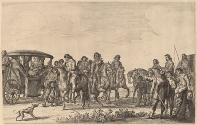 Marie de Medicis intåg i Amsterdam [skylt 6 av 6] av Pieter Nolpe