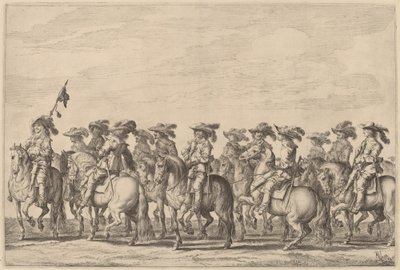 Marie de Medicis intåg i Amsterdam [skylt 6 av 6] av Pieter Nolpe