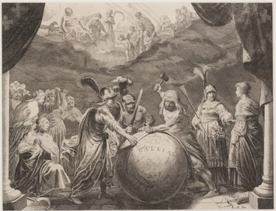 Hercules återställer Gallia av Pieter Nolpe