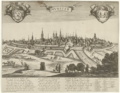 Panorama över Munster av Pieter Nolpe