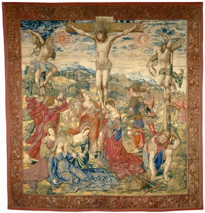 Korsfästelsen av Pieter Pannemaker I after Bernard van Orley