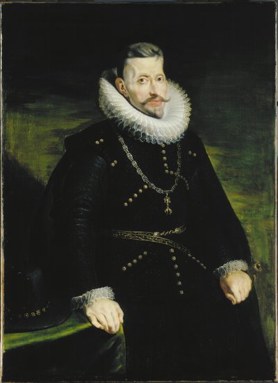 Porträtt av ärkehertig Albert av Österrike 1559-1621, guvernör i de spanska Nederländerna, 1616. av Pieter Paul Rubens
