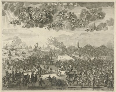 Karl II:s avresa från Scheveningen till England, 1660 av Pieter Philippe