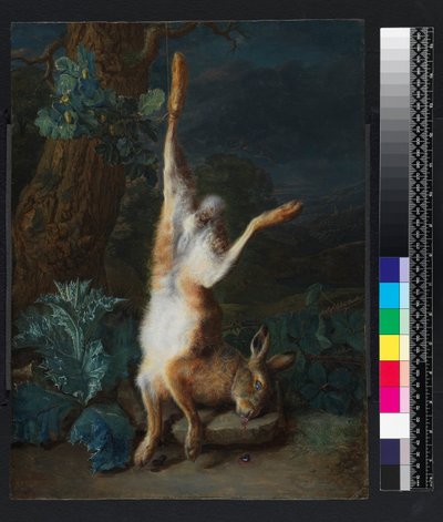 En död hare, före 1782 av Pieter Snyers