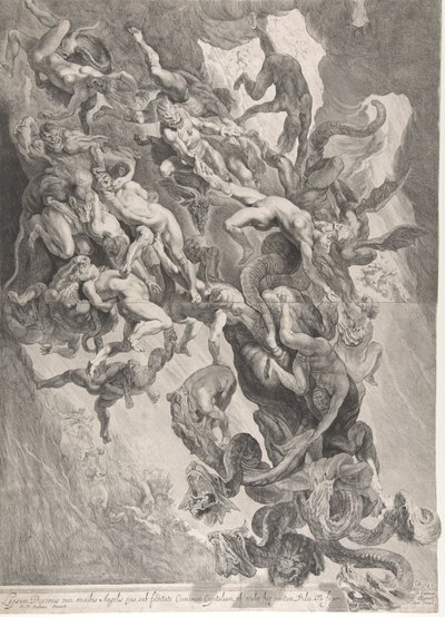 De fördömdas fall, 1642. av Pieter Soutman