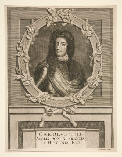 Karl II, kung av England (1630-1685) av Pieter Stevens van Gunst