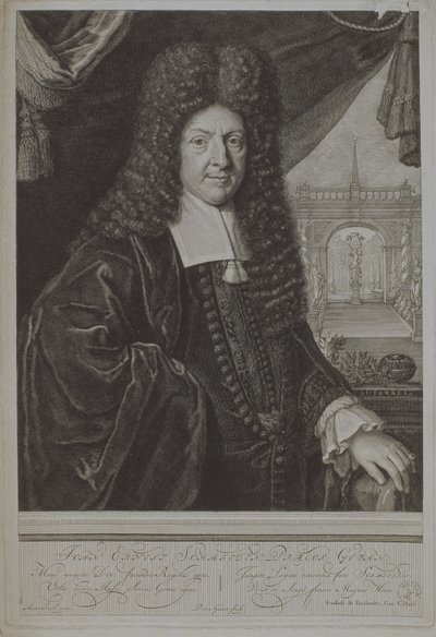 Jan Ernest Schmieden (1626-1707) 1707 av Pieter Stevens van Gunst