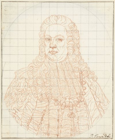 Porträtt av Frans I Stephanus, tysk kejsare av Pieter Tanjé