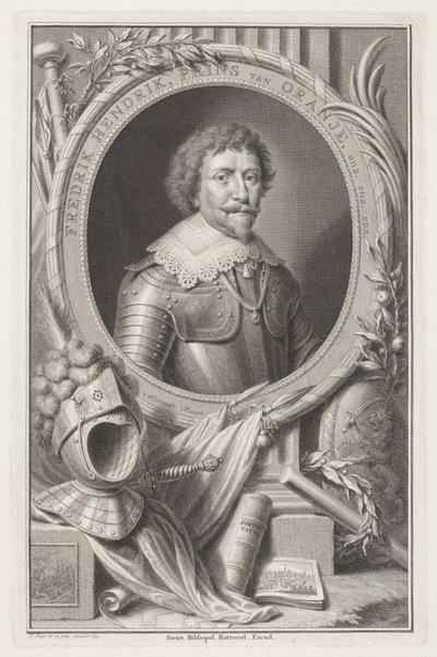 Porträtt av Frederik Hendrik, Prins av Orange av Pieter Tanjé