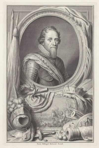 Porträtt av Maurits, Prins av Orange av Pieter Tanjé