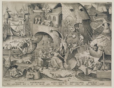 Svartsjuka av Pieter Bruegel the Elder