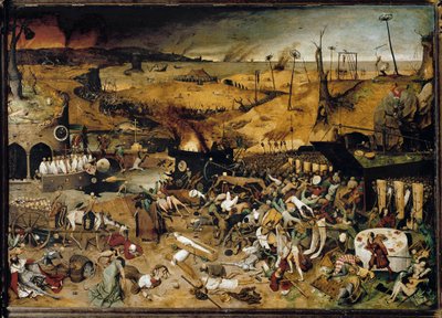 Dödens triumf, ca 1562 (olja på pannå) av Pieter The Elder Brueghel