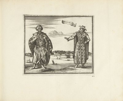 Invånare i Archangelsk, 1726 av Pieter Van der Aa