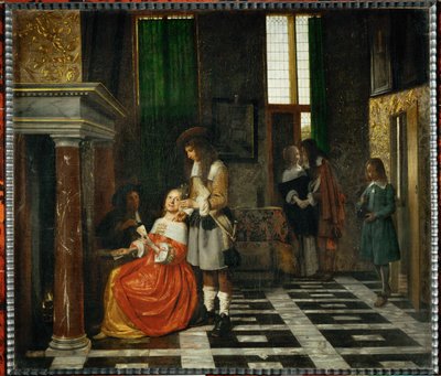 Les joueurs de cartes - Kortspelarna ... av Pieter de (after) Hooch
