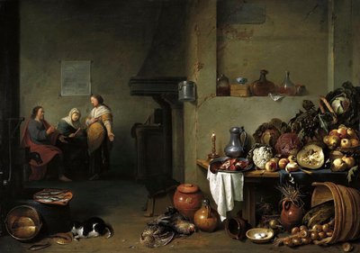 Kristus i Martas och Marias hus av Pieter de Bloot