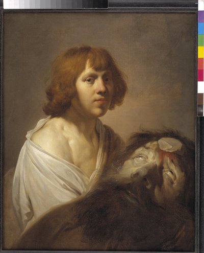 David med Goliats huvud av Pieter de Grebber