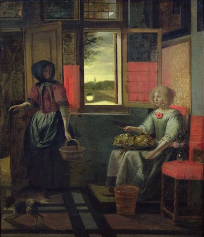 En holländsk interiör av Pieter de Hooch
